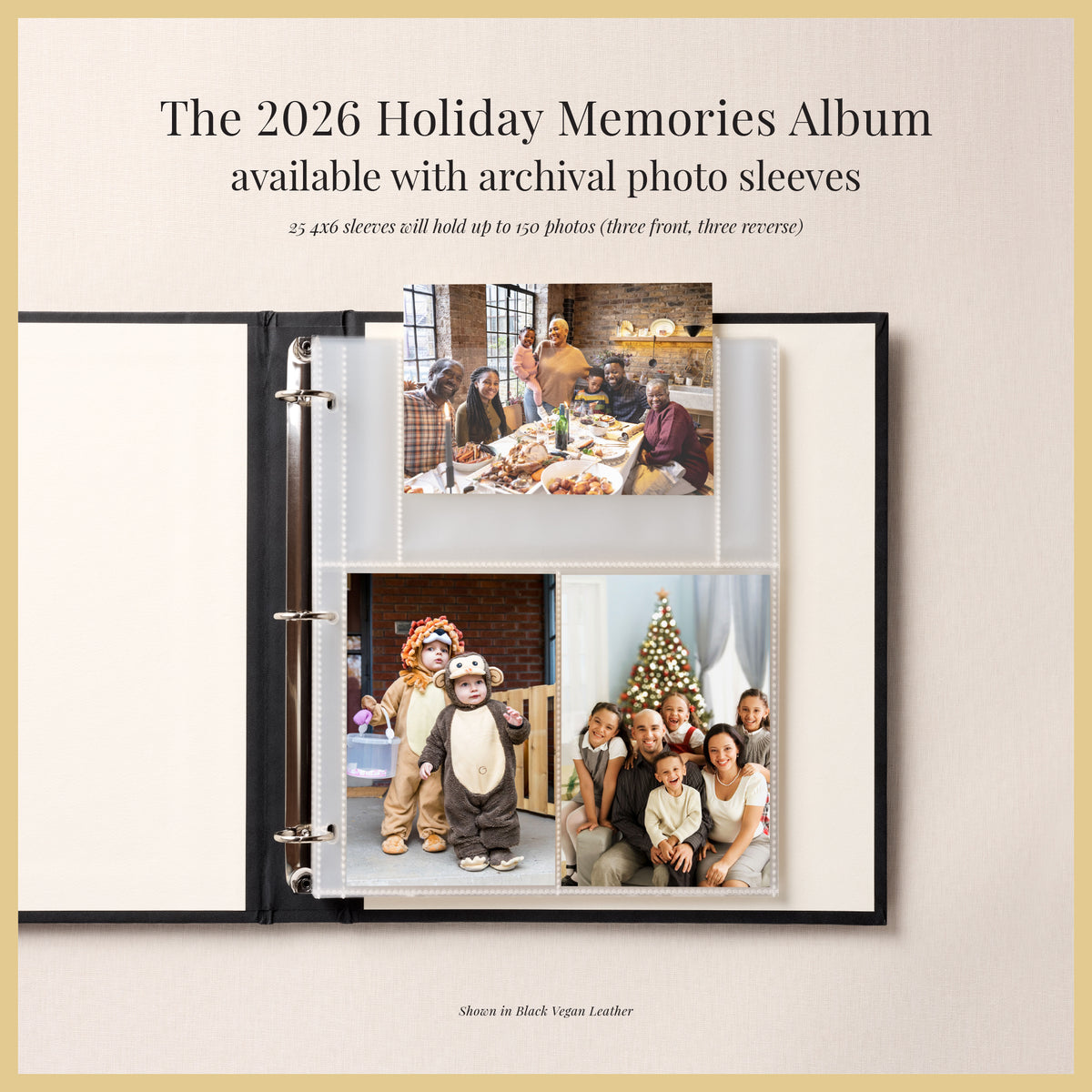 The 2026 Holiday Memory Album | Cranberry Red Cotton