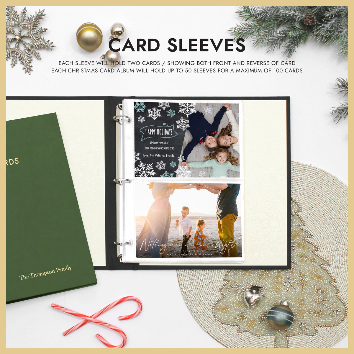 Holiday Card Album | Personalized Holiday Card Keepsake