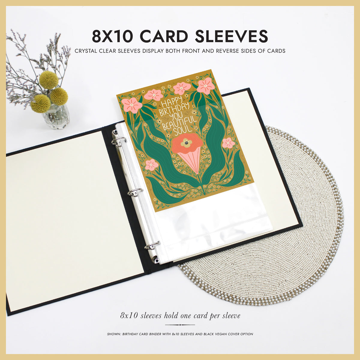 Birthday Card Binder | Personalized Card Storage Album | Rag & Bone Bindery Birthday Card Binder | Personalized Card Storage Album | Rag & Bone Bindery