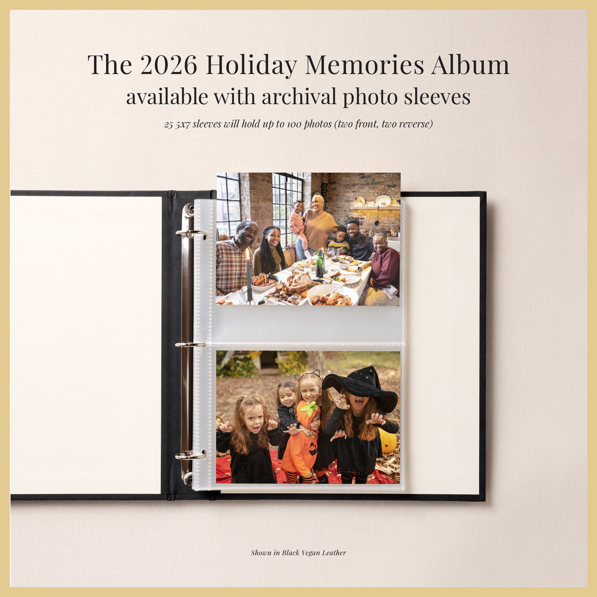 The 2026 Holiday Memory Album | Cranberry Red Cotton