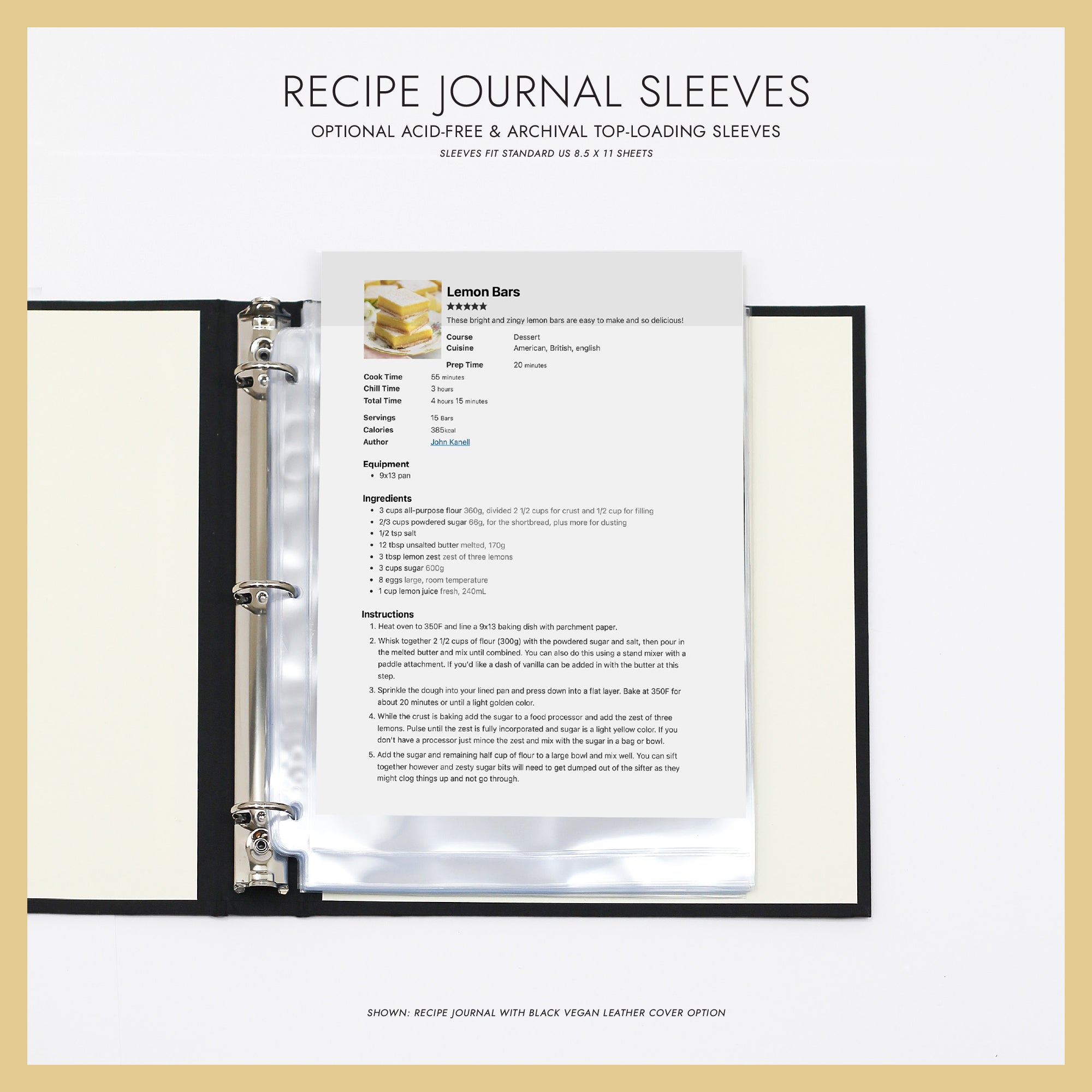 Recipe Journal | Personalized Recipe Binder & Cookbook | Rag & Bone Bindery Recipe Journal | Personalized Recipe Binder & Cookbook | Rag & Bone Bindery