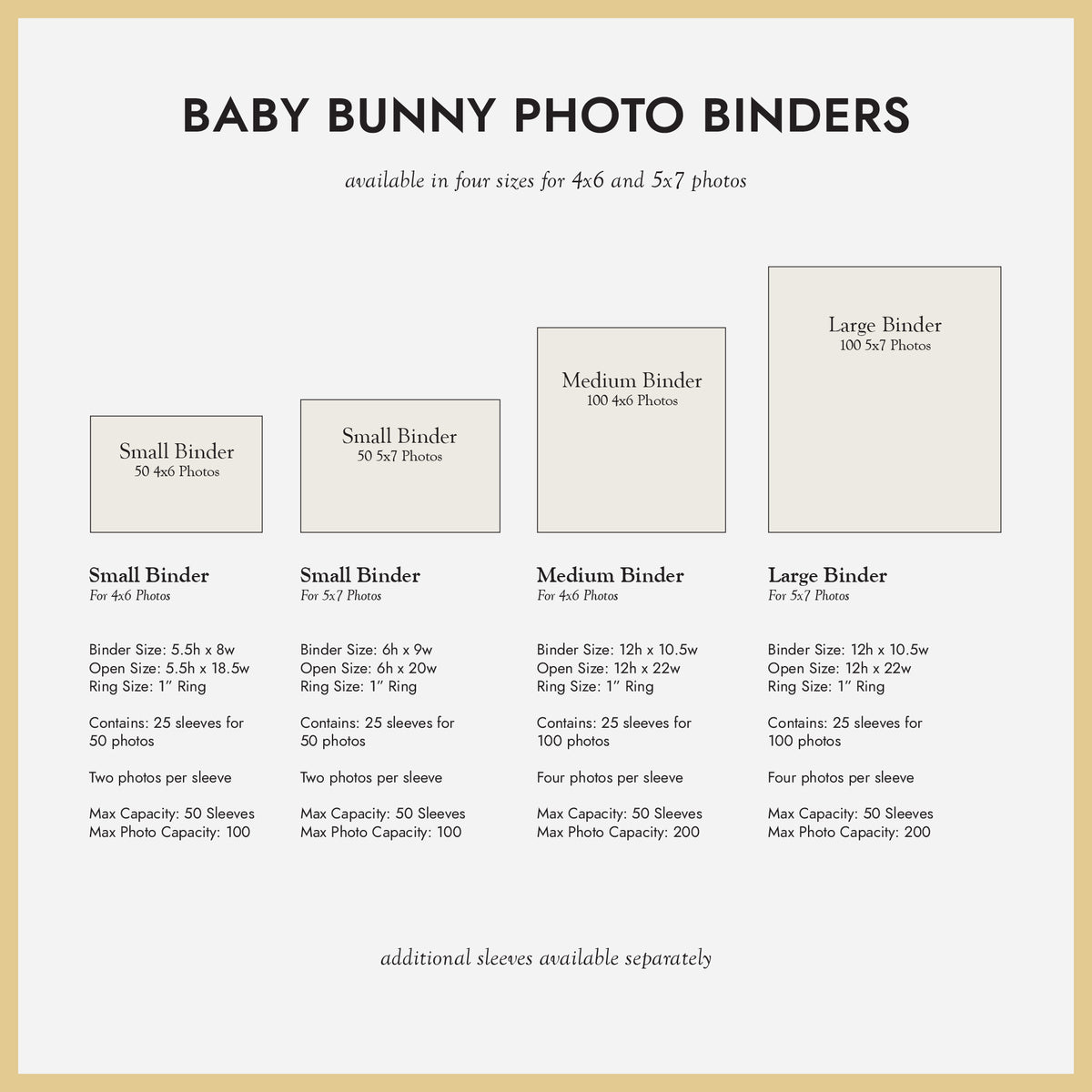 Baby Bunny Photo Binder