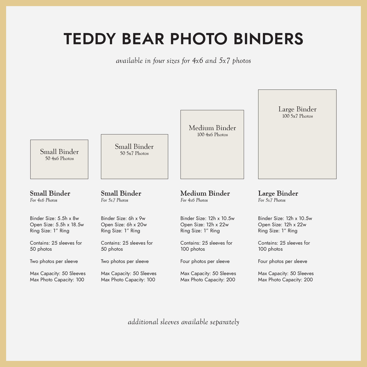 Teddy Bear Photo Binder