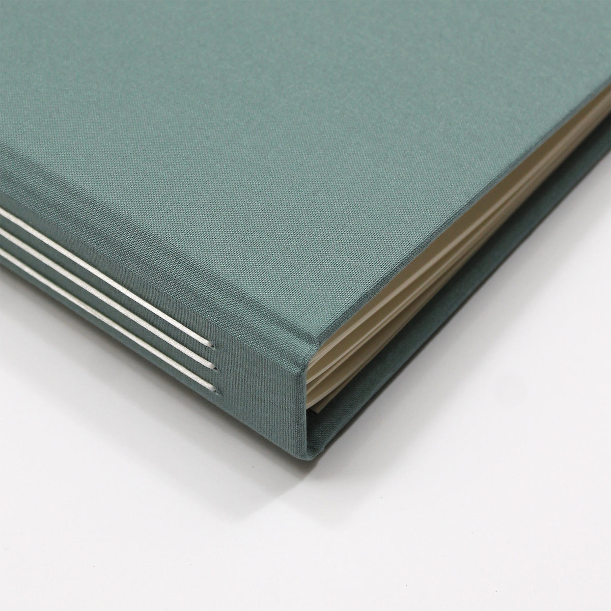 The Welcome Guestbook | Jade Green Cotton