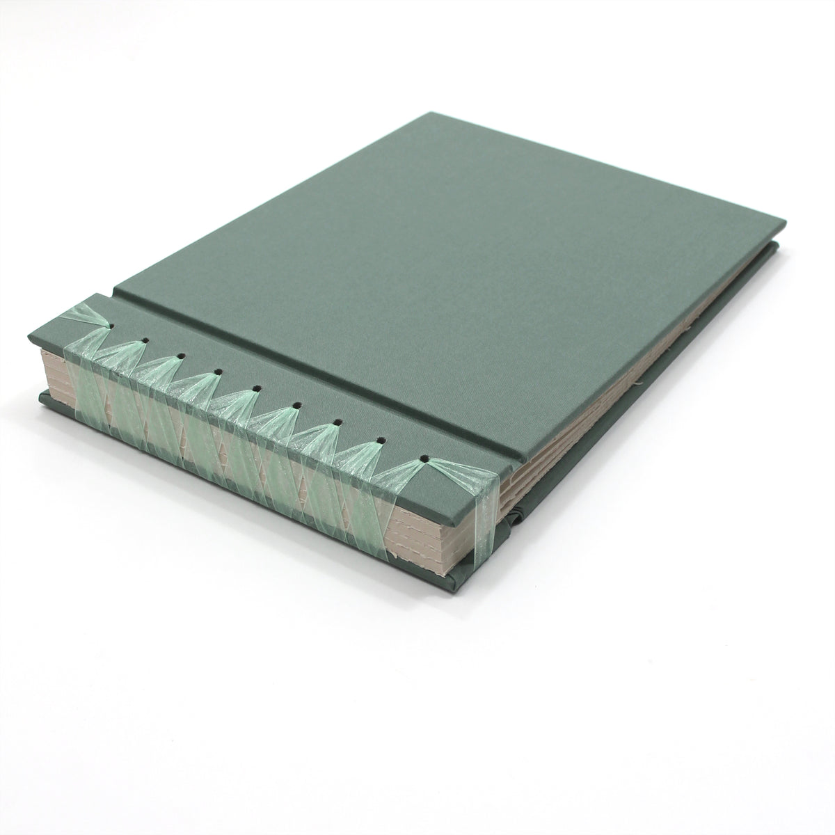 Wedding Album [10.5 x 14.75] Cover: Jade Green Cotton | Available Personalized