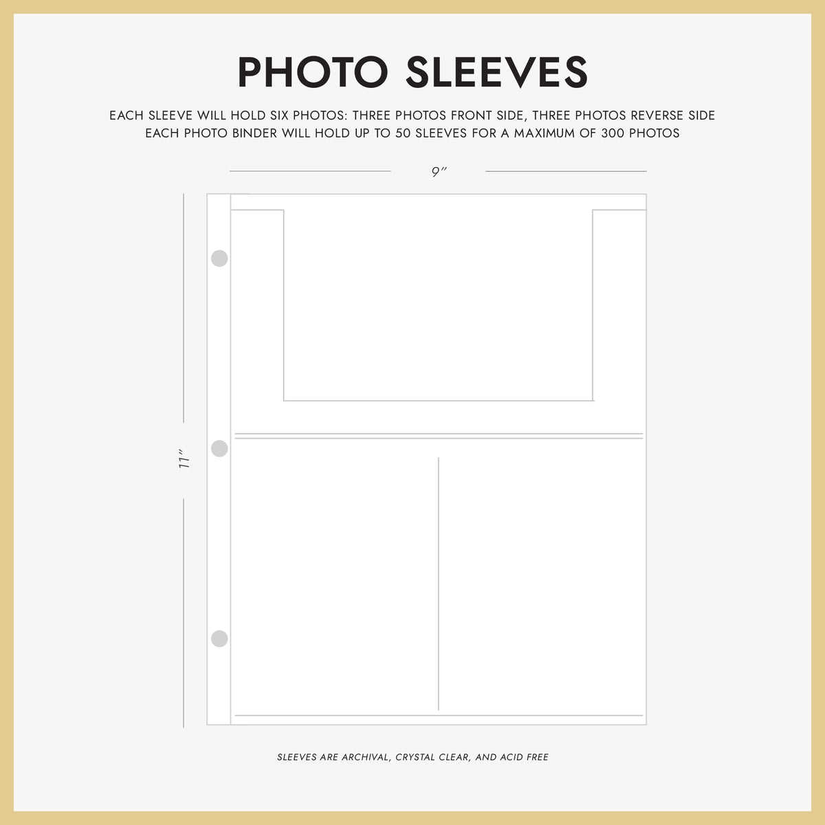 Large Photo Binder For 4x6 Photos | Cover: Light Blue Cotton | Available Personalized