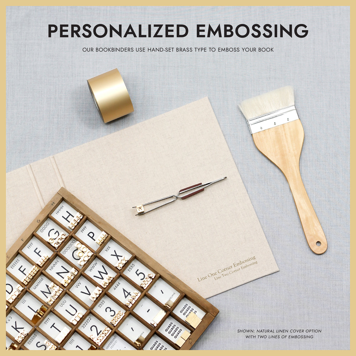 Large Photo Binder For 4x6 Photos | Cover: Light Blue Cotton | Available Personalized