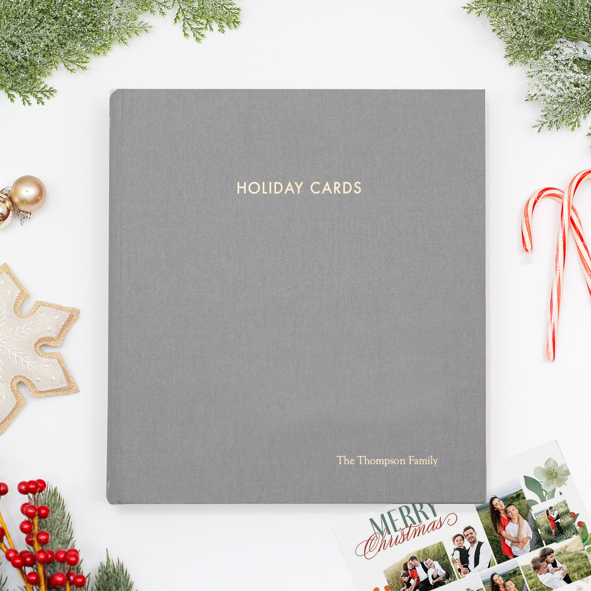 The Holiday Card Album | Silver Silk The Holiday Card Album | Silver Silk