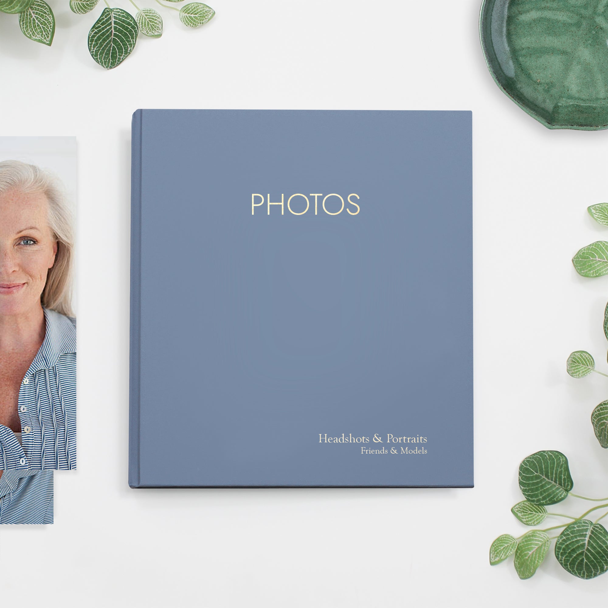 Large Photo Binder For 8x10 Photos | Cover: Ocean Blue Vegan Leather ...