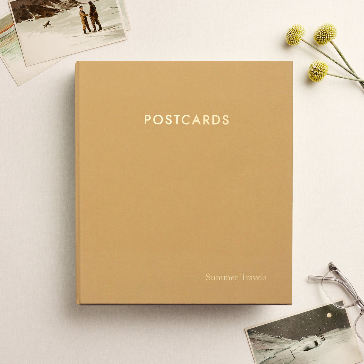 The Large Postcard Album | Buttercup Yellow Cotton