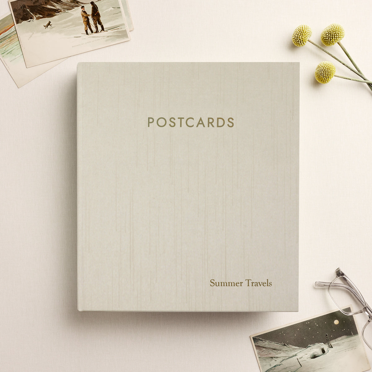 The Large Postcard Album | Ivory Silk