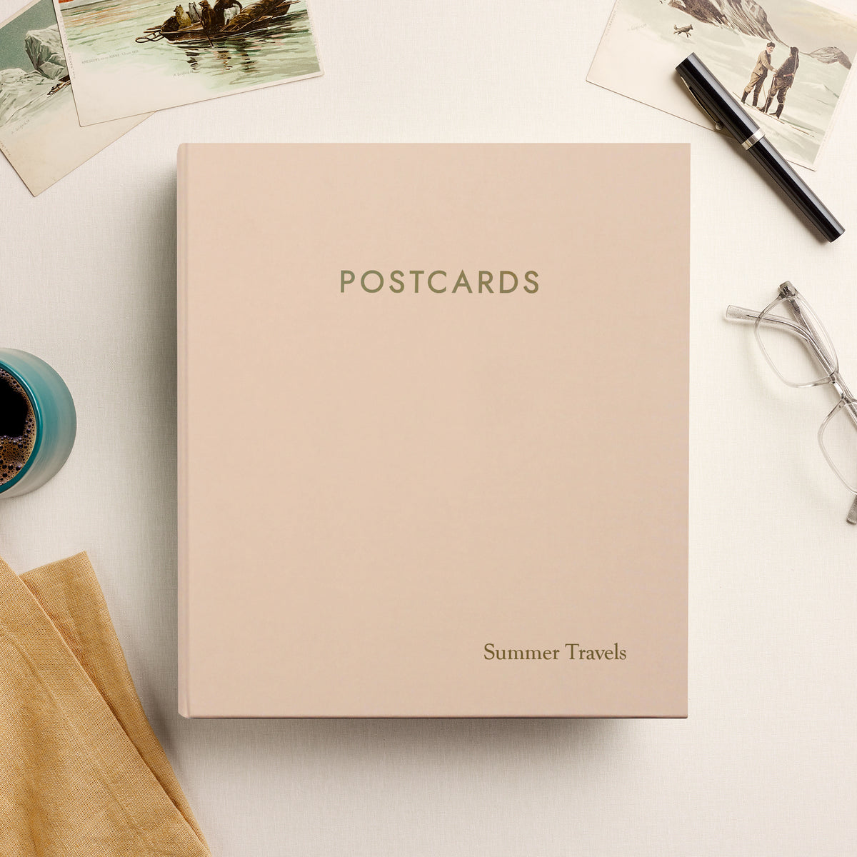 The Large Postcard Album | Peachy Pink Cotton