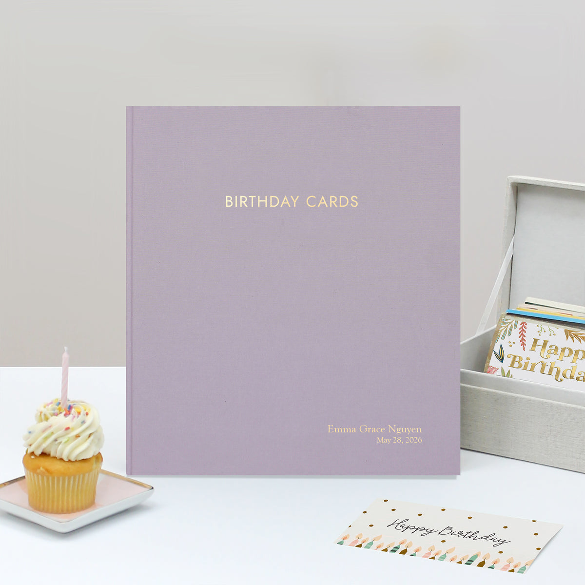 Birthday Card Binder | Personalized Card Storage Album