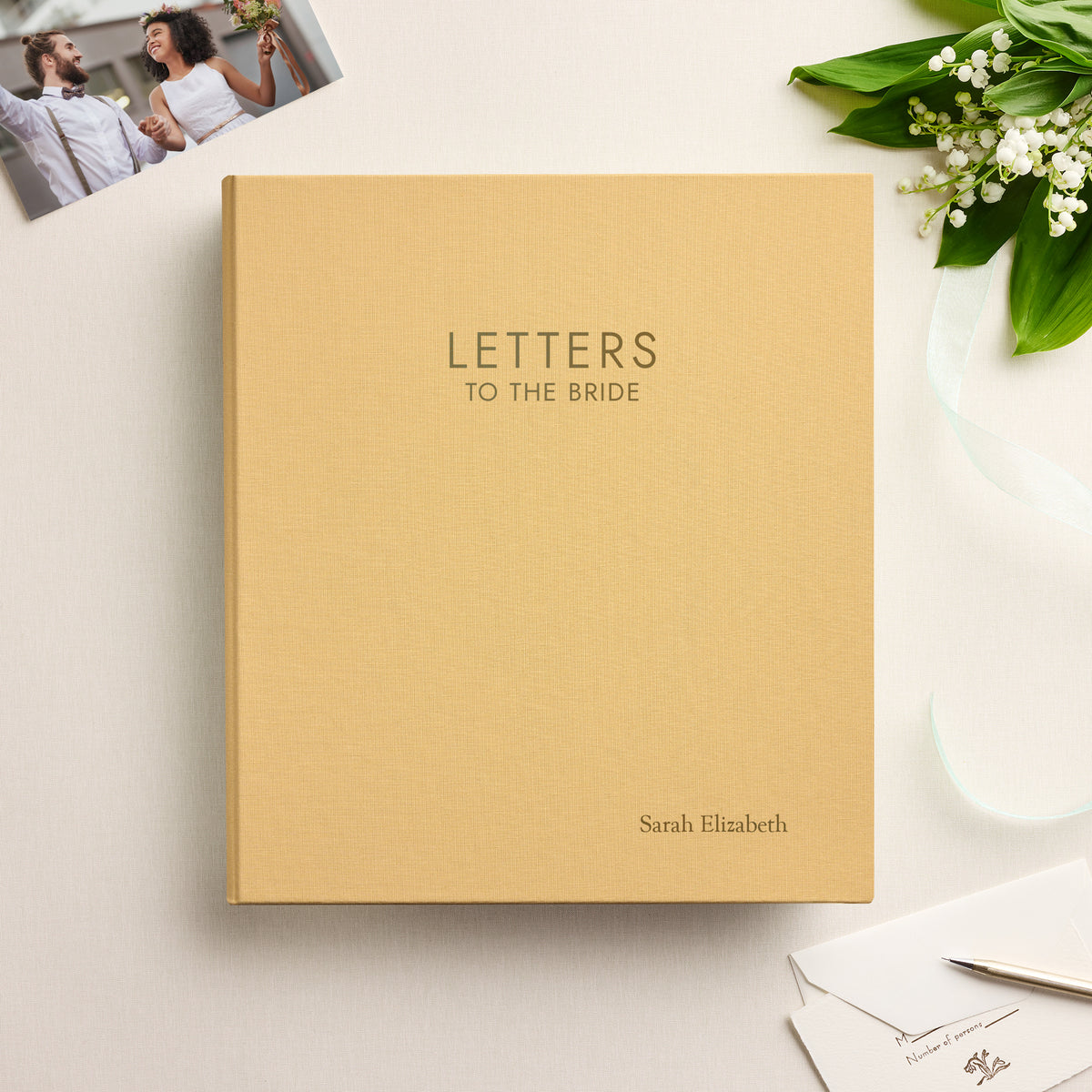Letters To The Bride | Buttercup Yellow Cotton