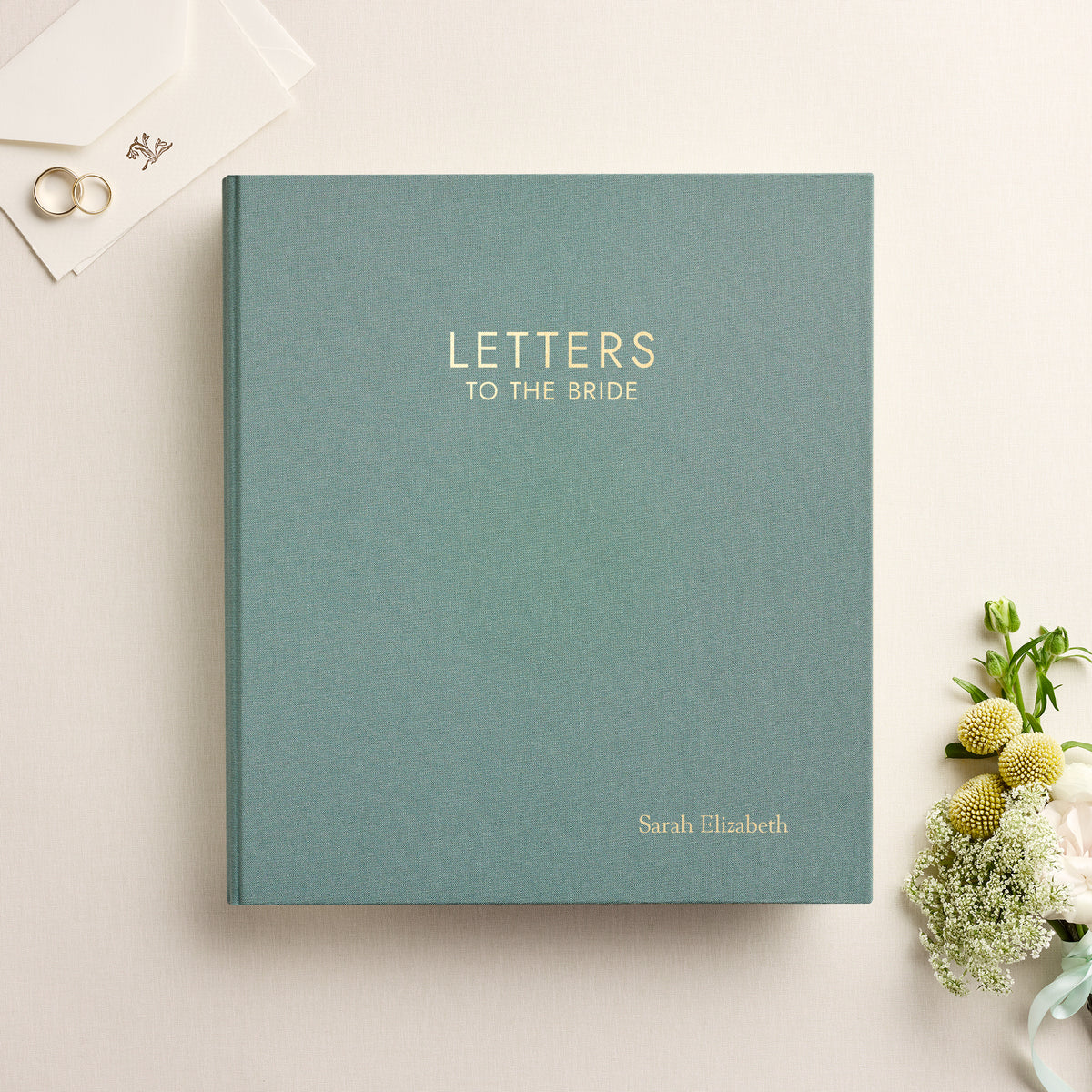 Letters To The Bride | Jade Green Cotton