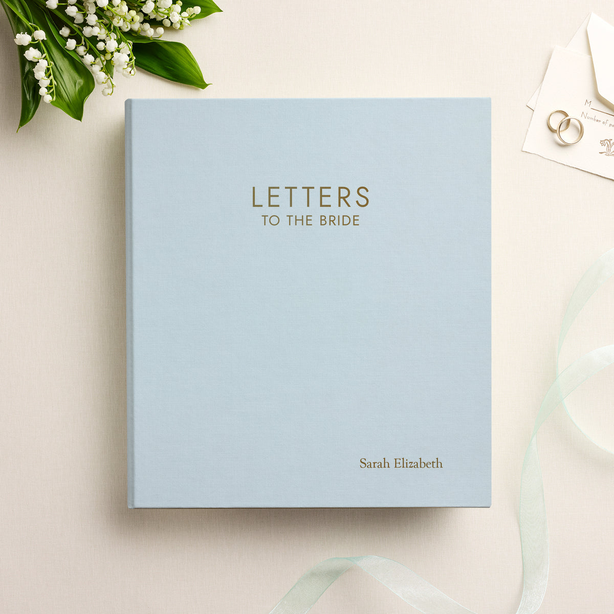 Letters To The Bride | Light Blue Cotton