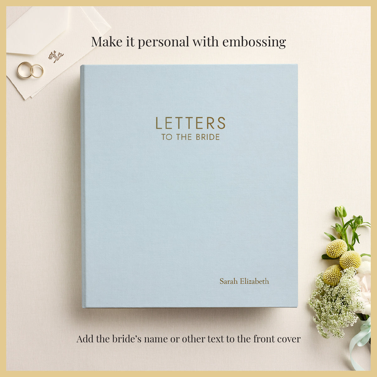 Letters To The Bride | Light Blue Cotton