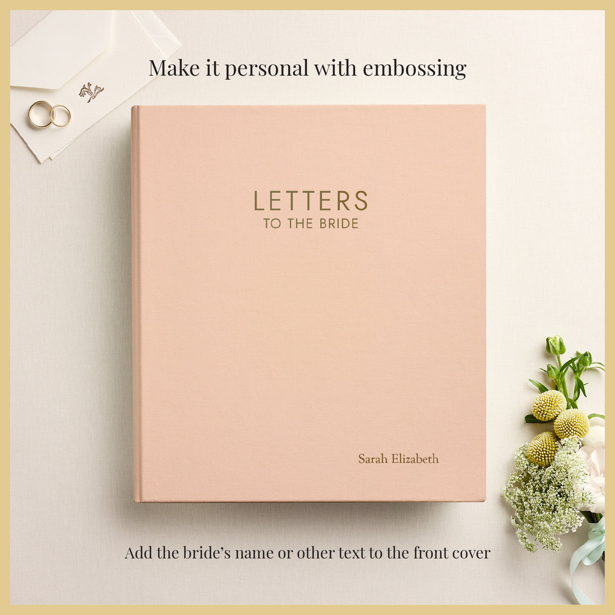 Letters To The Bride | Peachy Pink Cotton
