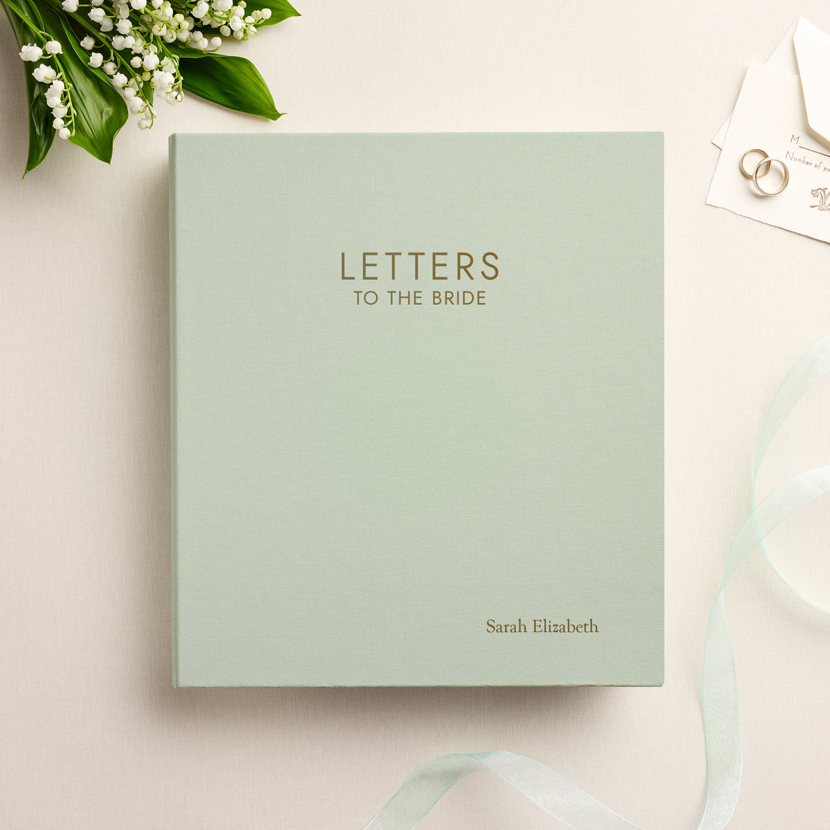 Letters To The Bride | Sage Green Cotton