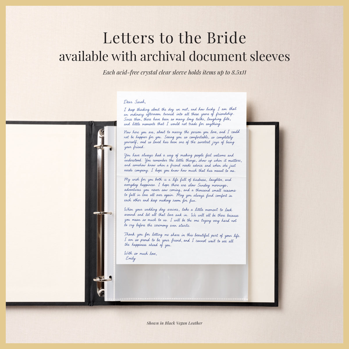 Letters To The Bride | Silver Silk