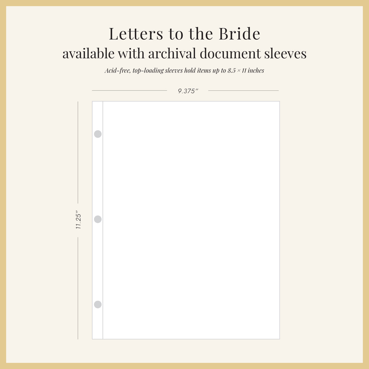 Letters To The Bride | Silver Silk