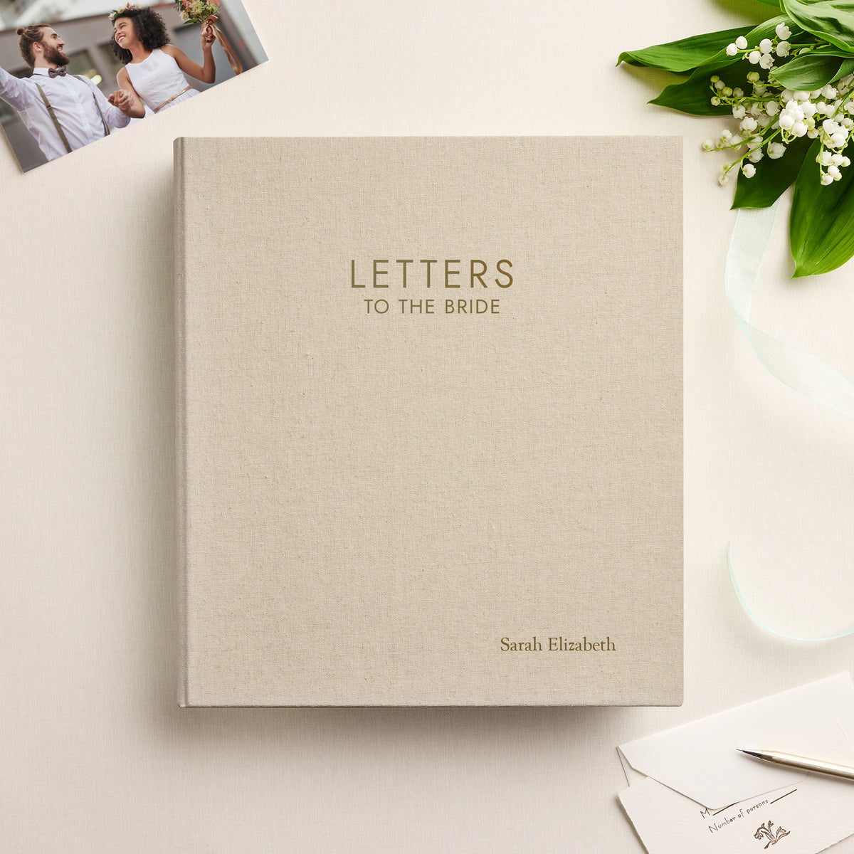 Letters To The Bride | Natural Linen