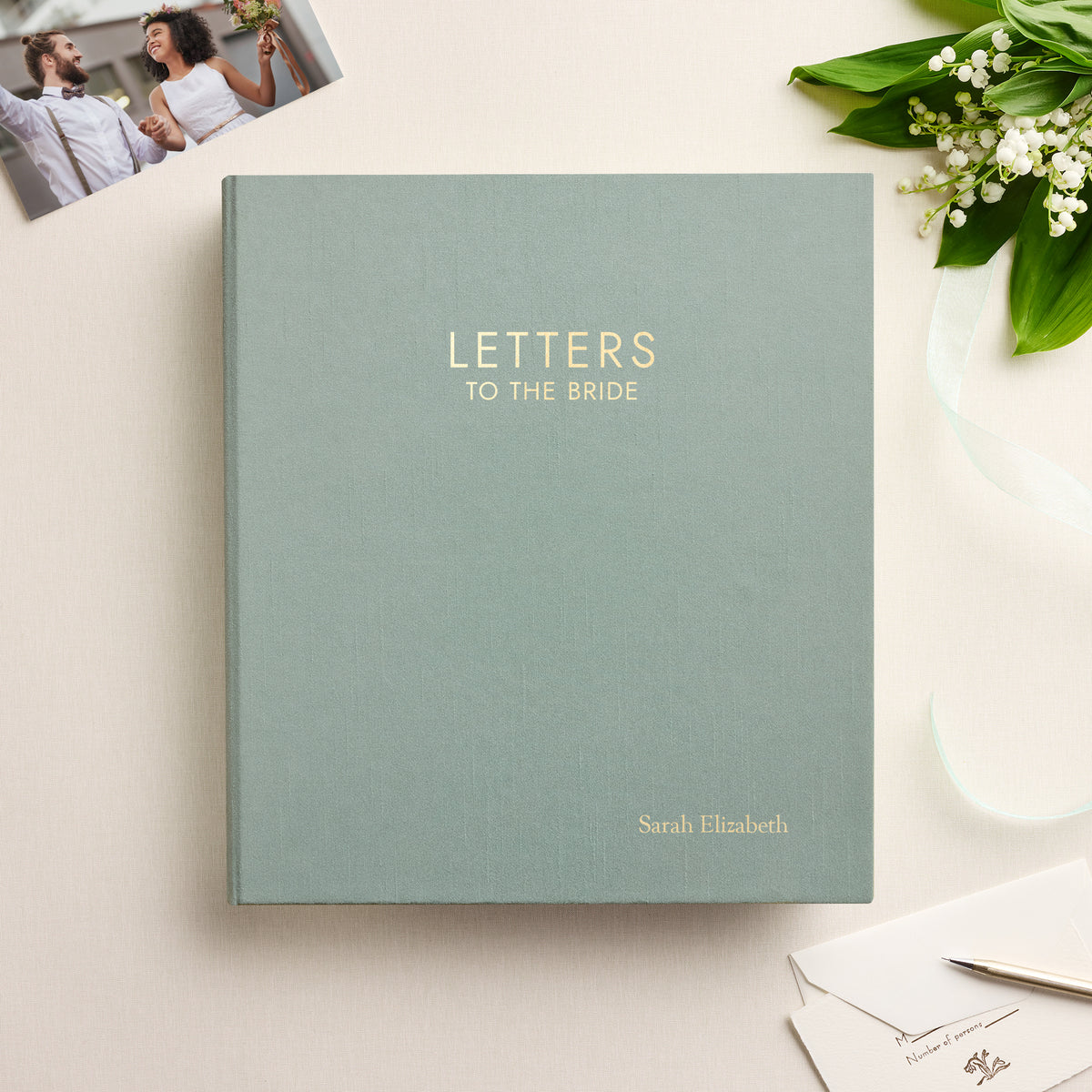 Letters To The Bride | Robin's Egg Blue Silk