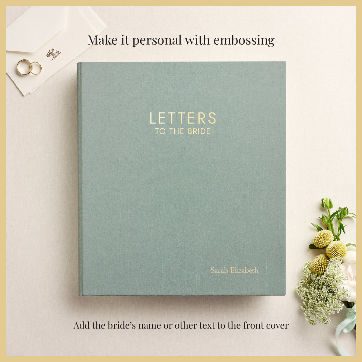 Letters To The Bride | Robin's Egg Blue Silk