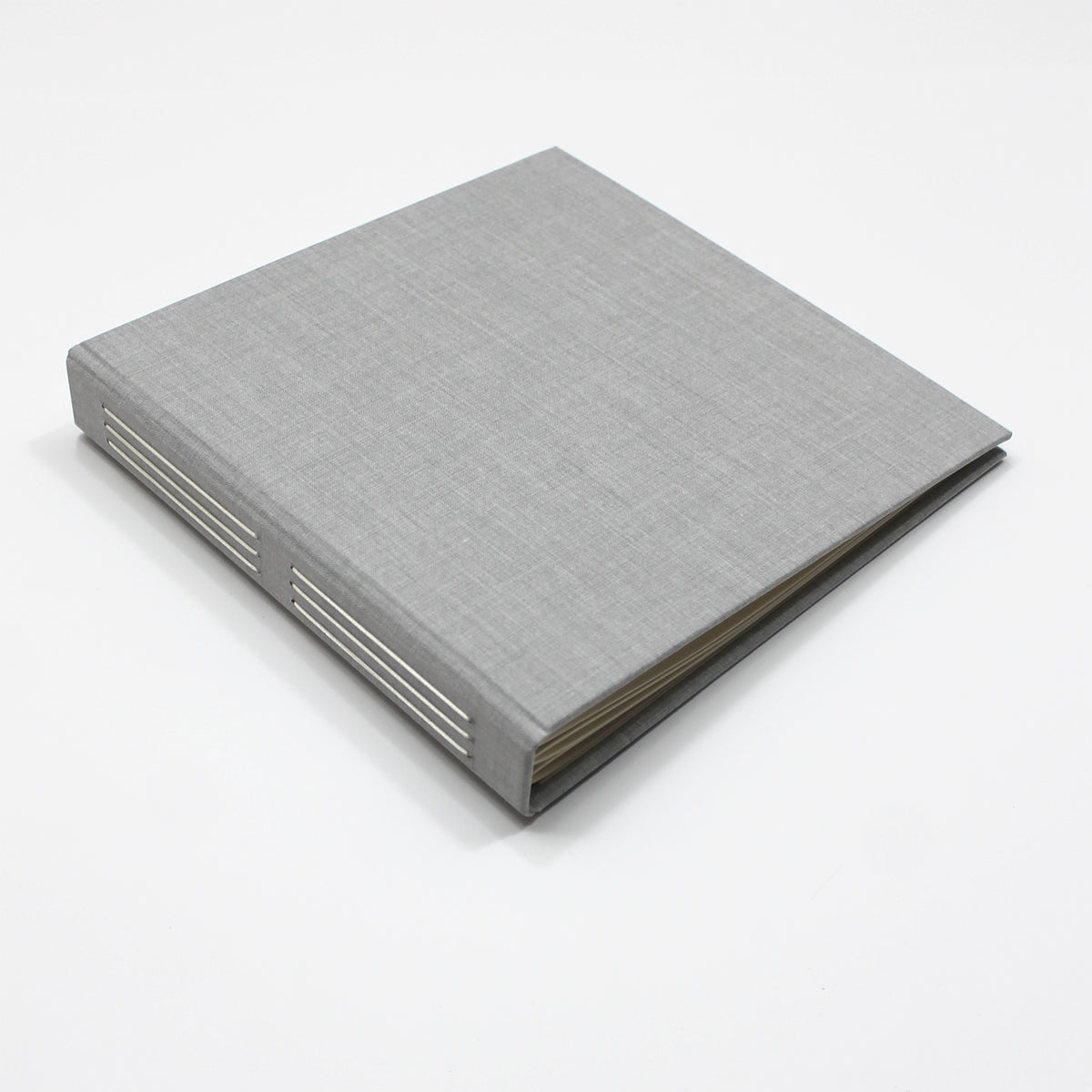 The Welcome Guestbook | Light Gray Linen