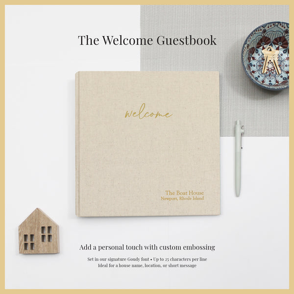Welcome Guestbook | Personalized Guest Book for Homes & Rentals | Rag ...
