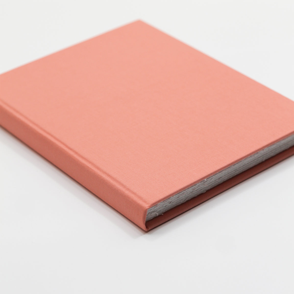 Large 8x10 Blank Page Journal | Cover: Coral Cotton | Available Personalized