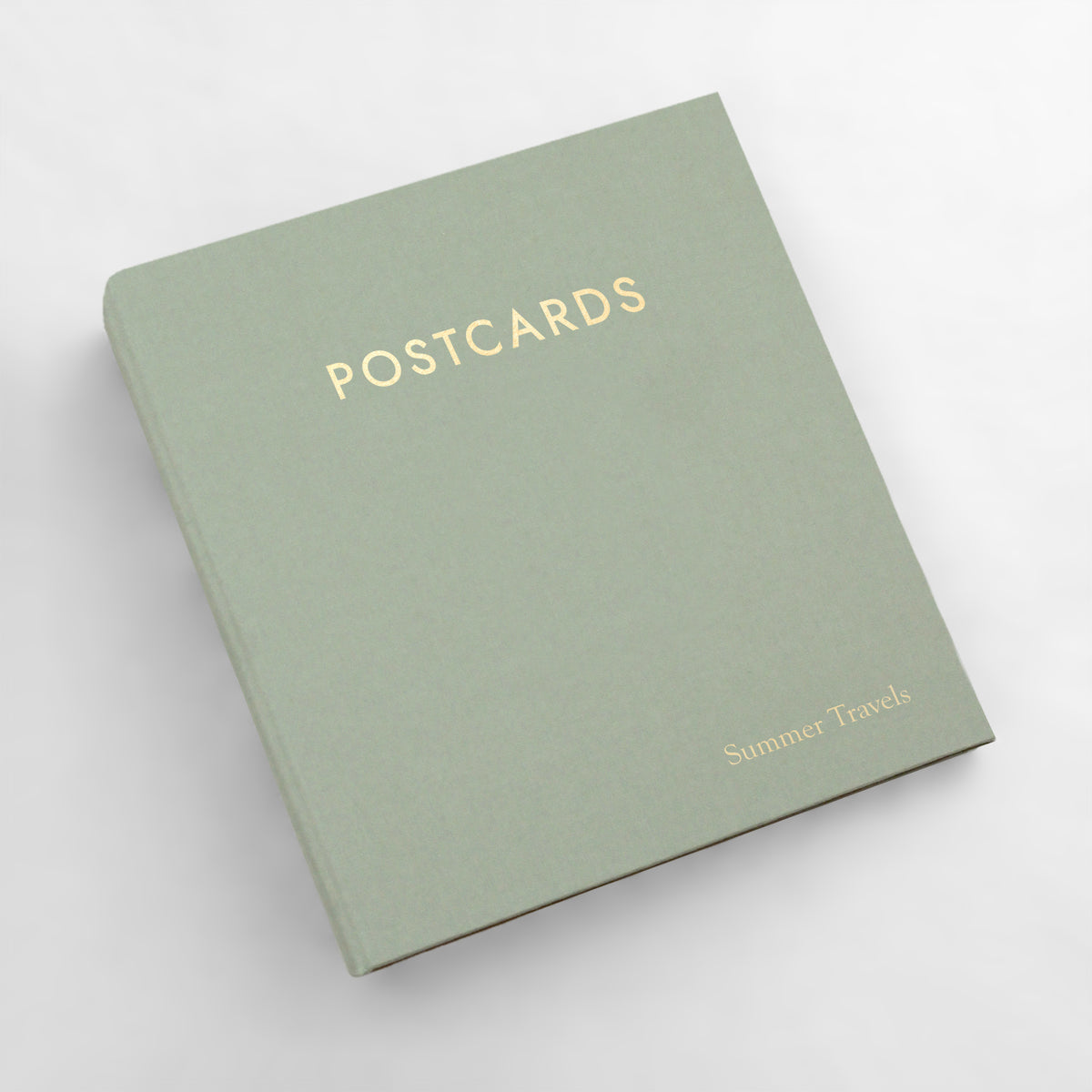 The Medium Postcard Album | Sage Green Cotton