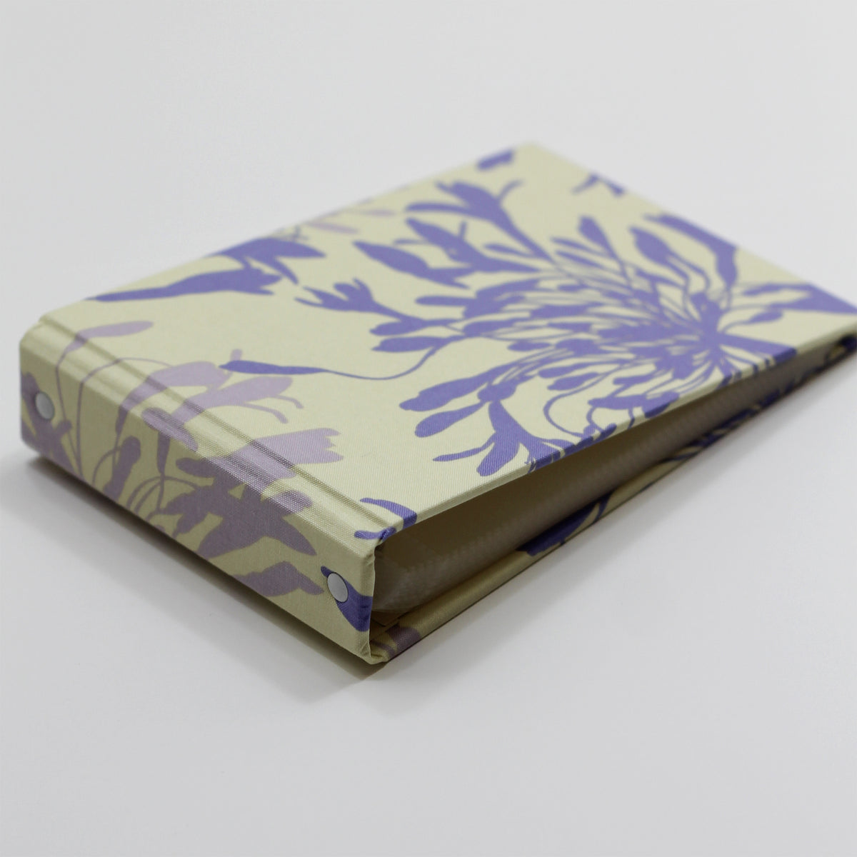Small Photo Binder | for 4x6 Photos | with Lilac Bloom Fabric Cover