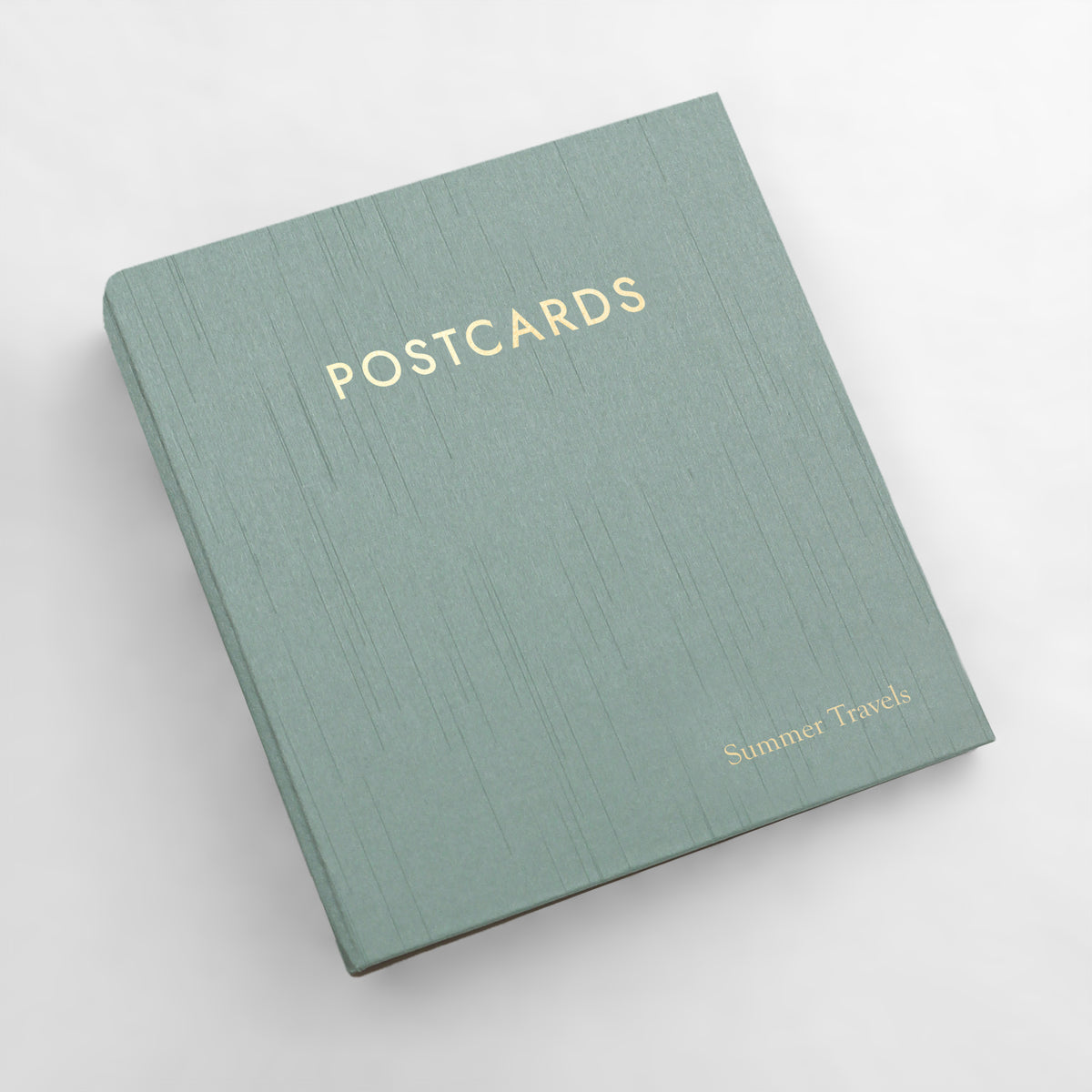 The Medium Postcard Album | Robin's Egg Blue Silk