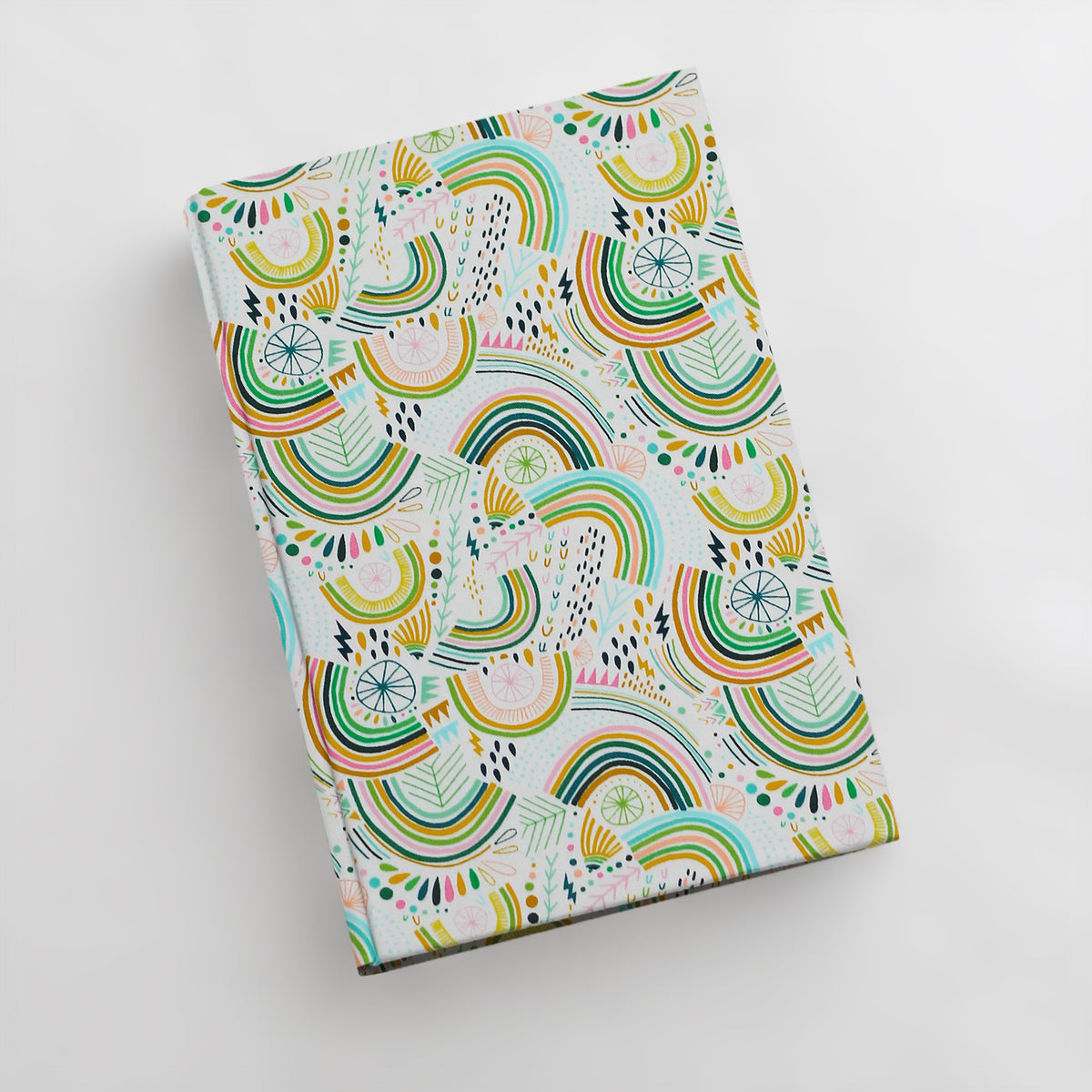 Medium Blank Page Journal with Rainbow Cover