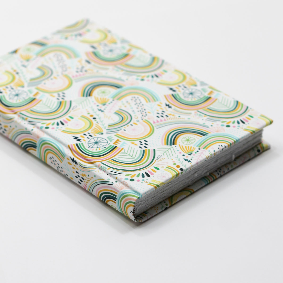 Medium Blank Page Journal with Rainbow Cover