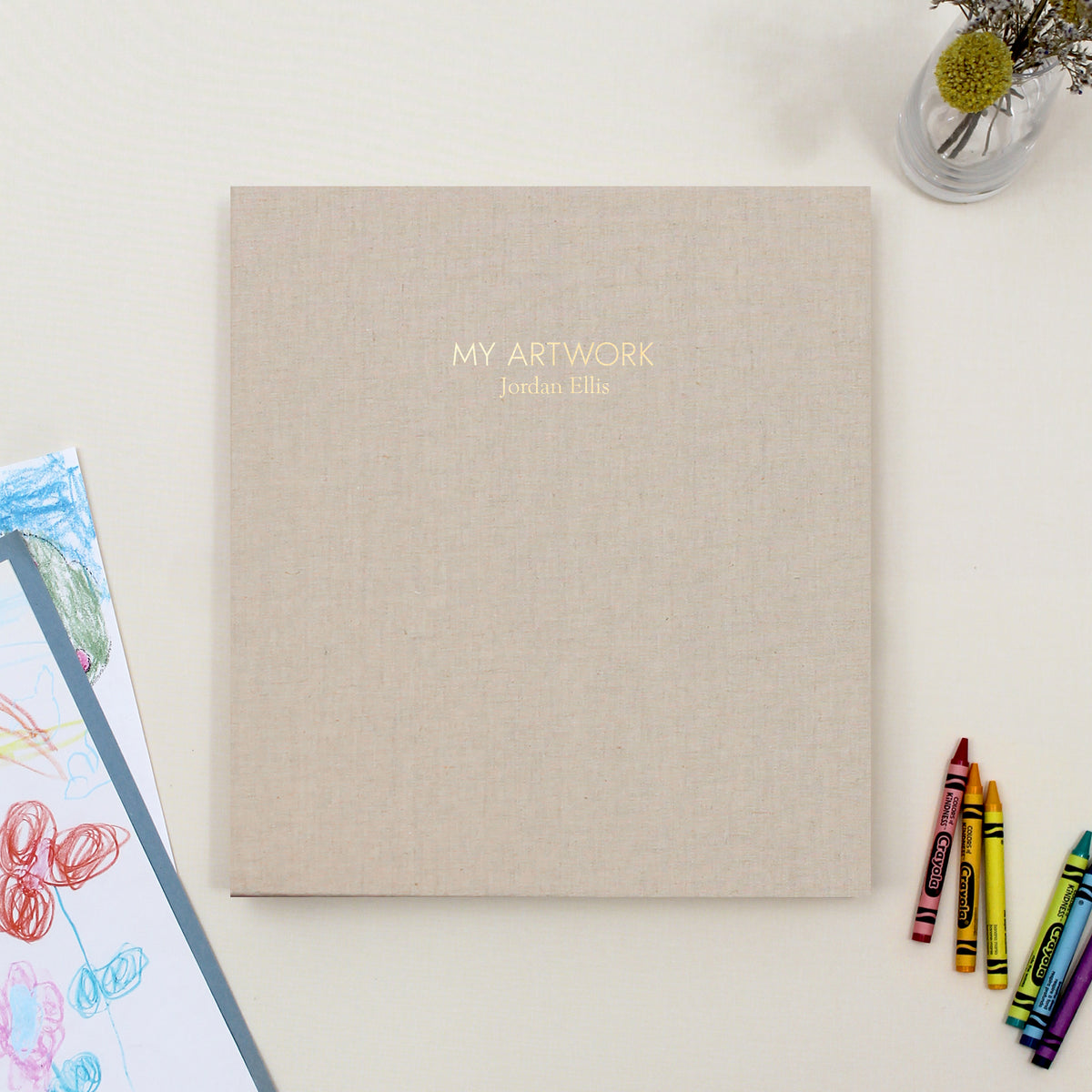 My Artwork Binder | Natural Linen