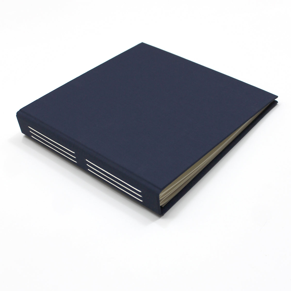 The Welcome Guestbook | Navy Blue Cotton