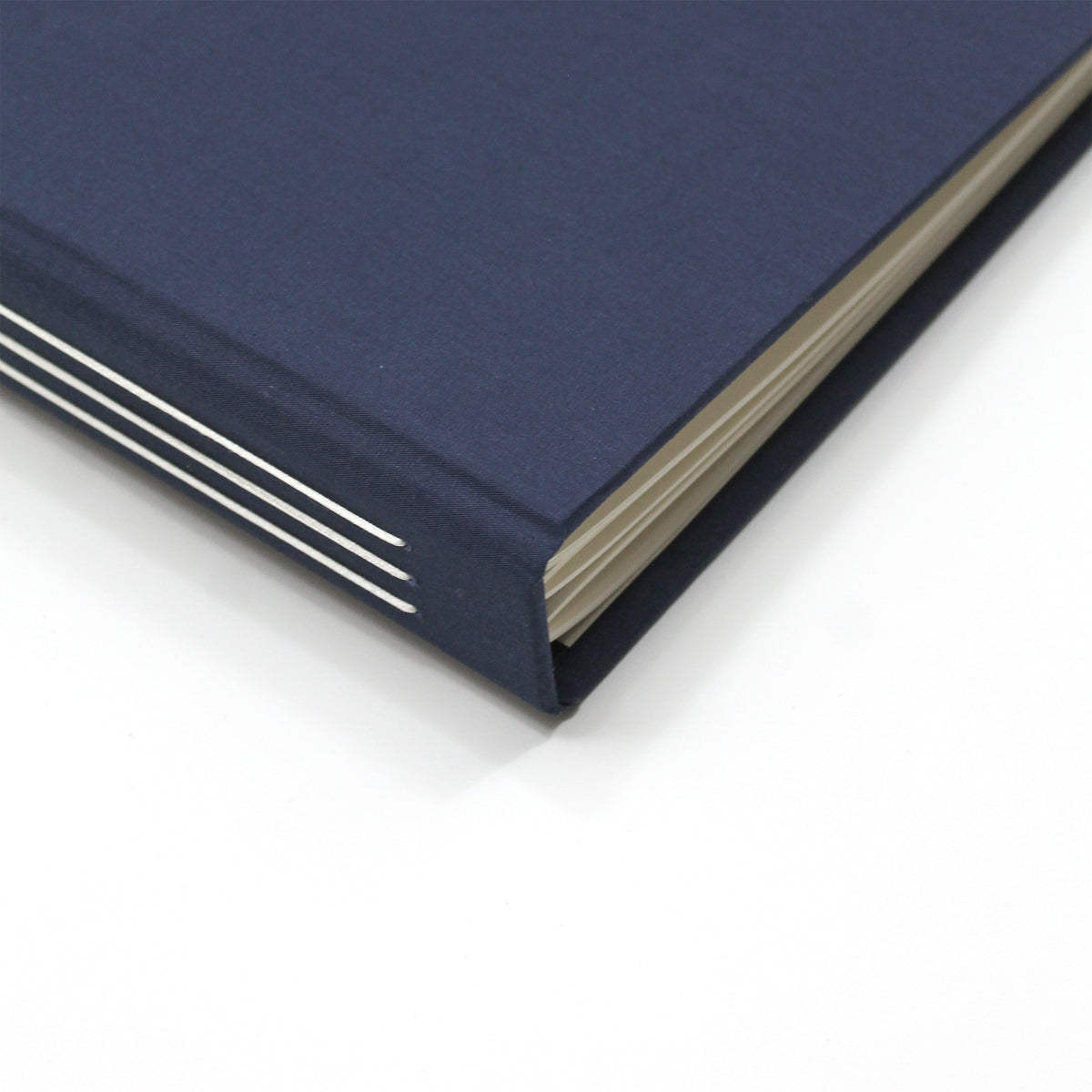 The Welcome Guestbook | Navy Blue Cotton