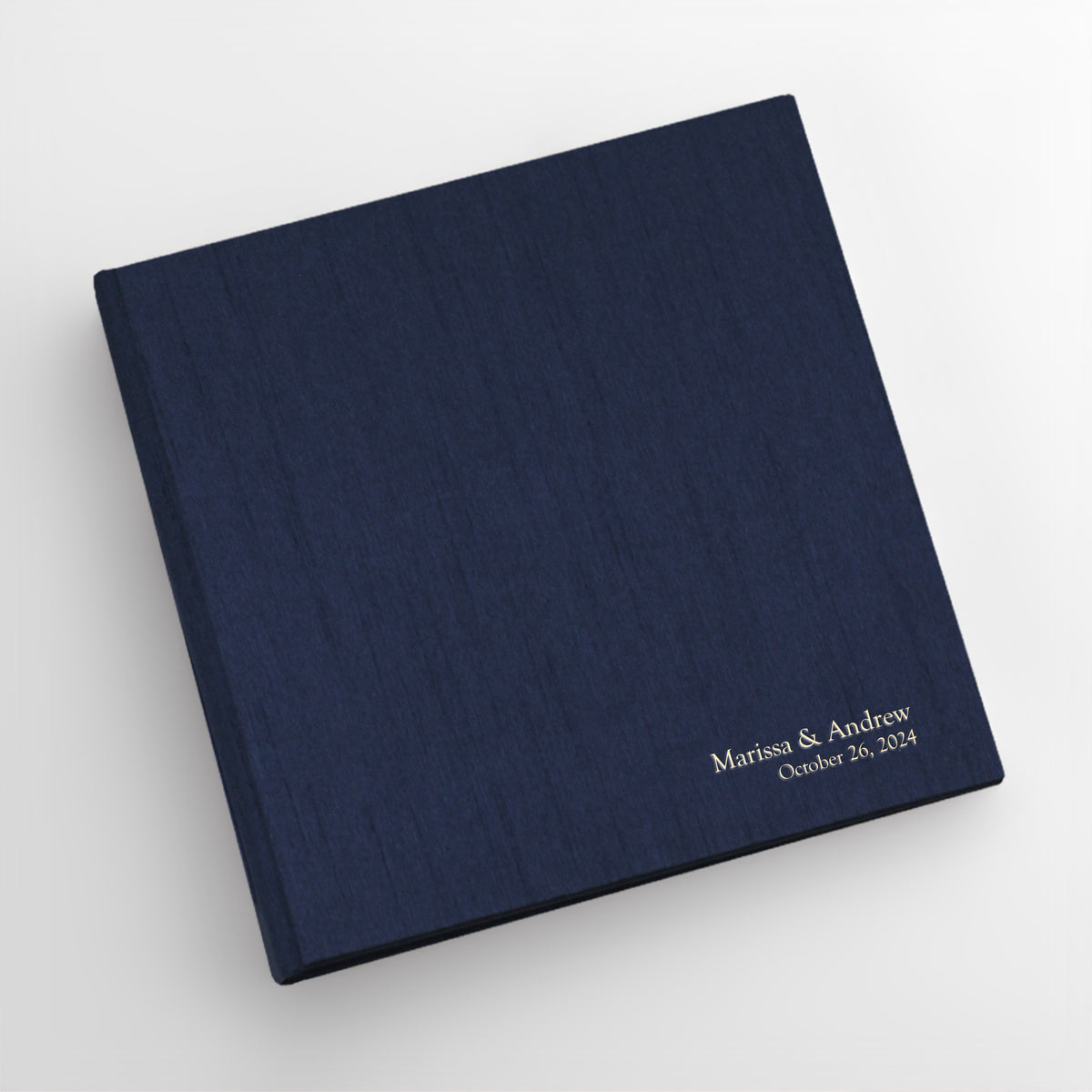 Event Guestbook | Cover: Navy Silk | Available Personalized