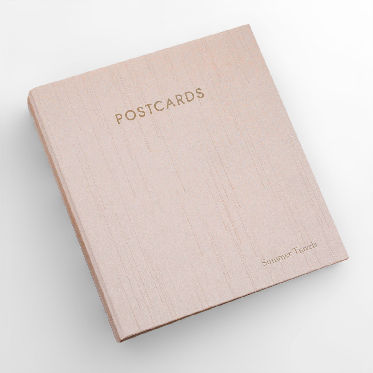 Large Postcard Album | Cover: Blush Pink Silk | Available Personalized