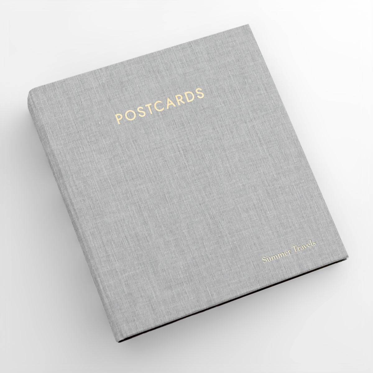 Large Postcard Album | Cover: Dove Gray Linen | Available Personalized