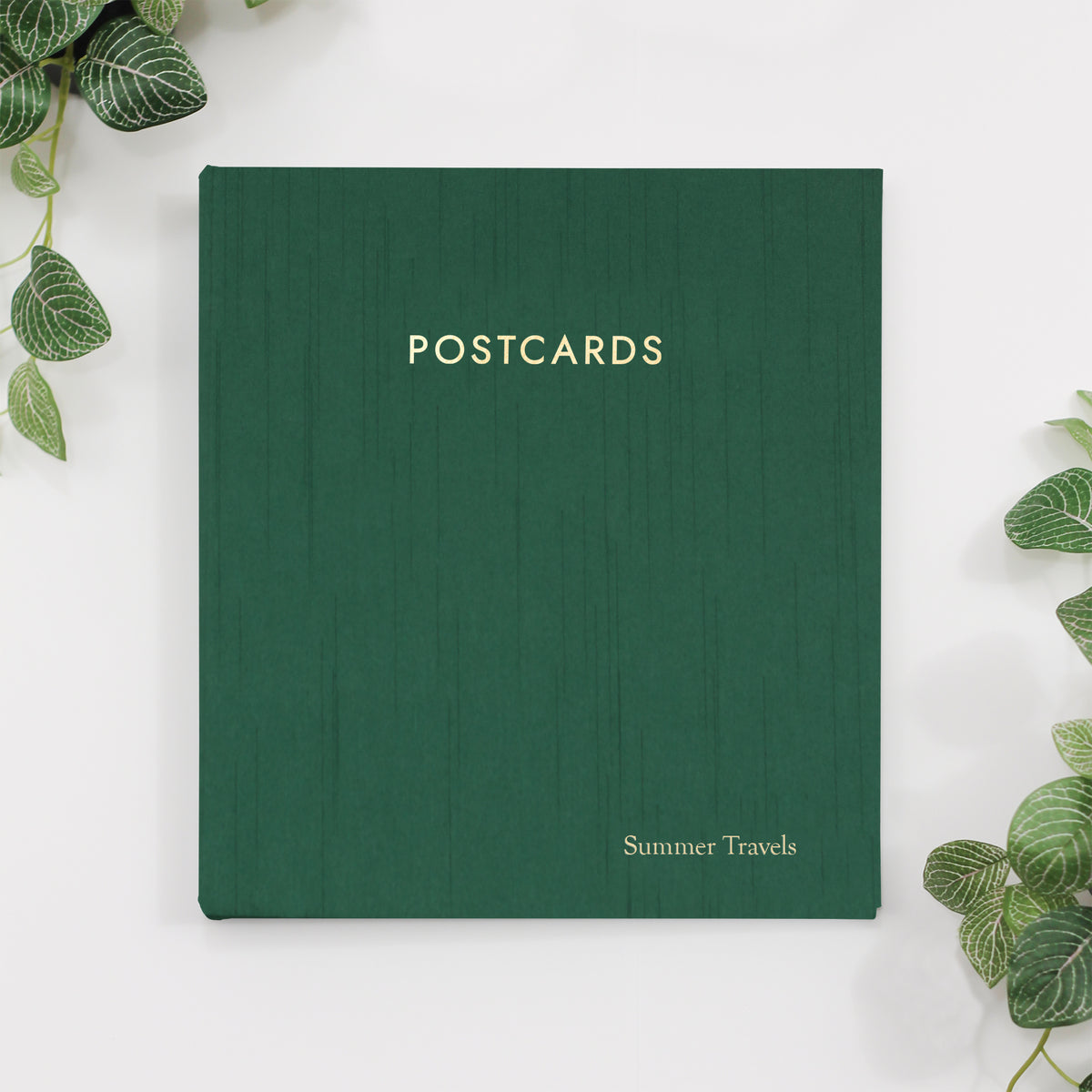 Large Postcard Album | Cover: Emerald Silk | Available Personalized