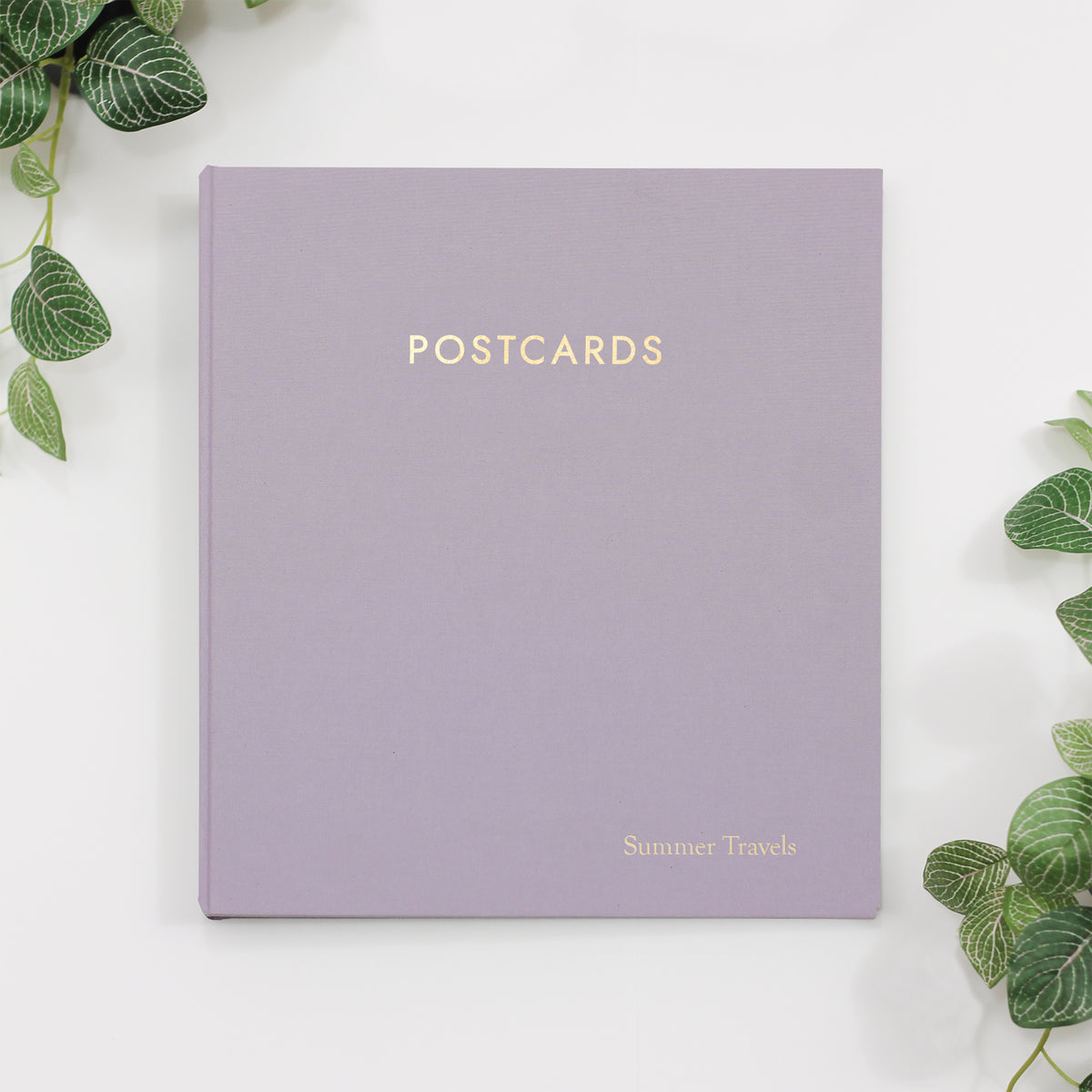 Large Postcard Album | Cover: Lavender Cotton | Available Personalized