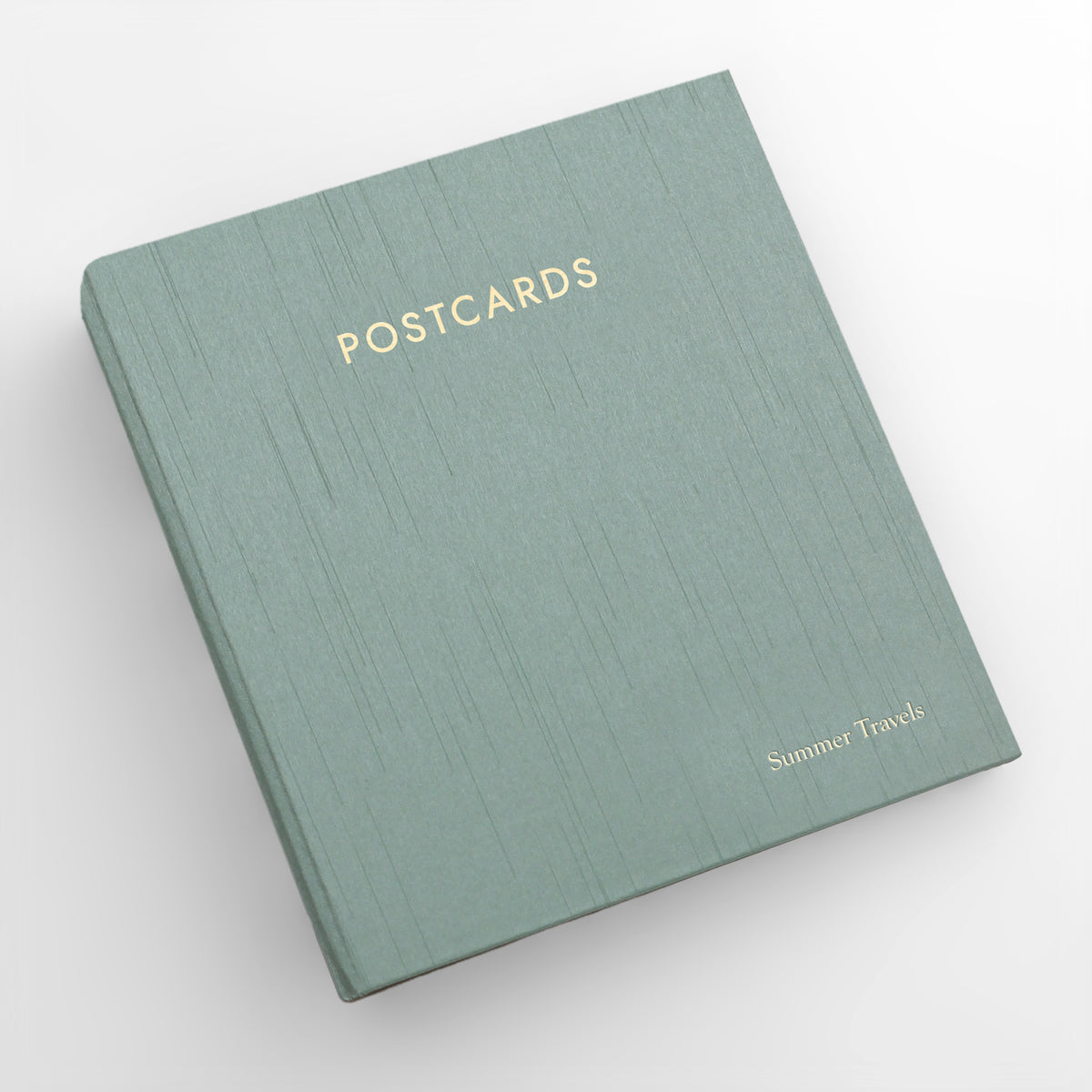 Large Postcard Album | Cover: Misty Blue Silk | Available Personalized