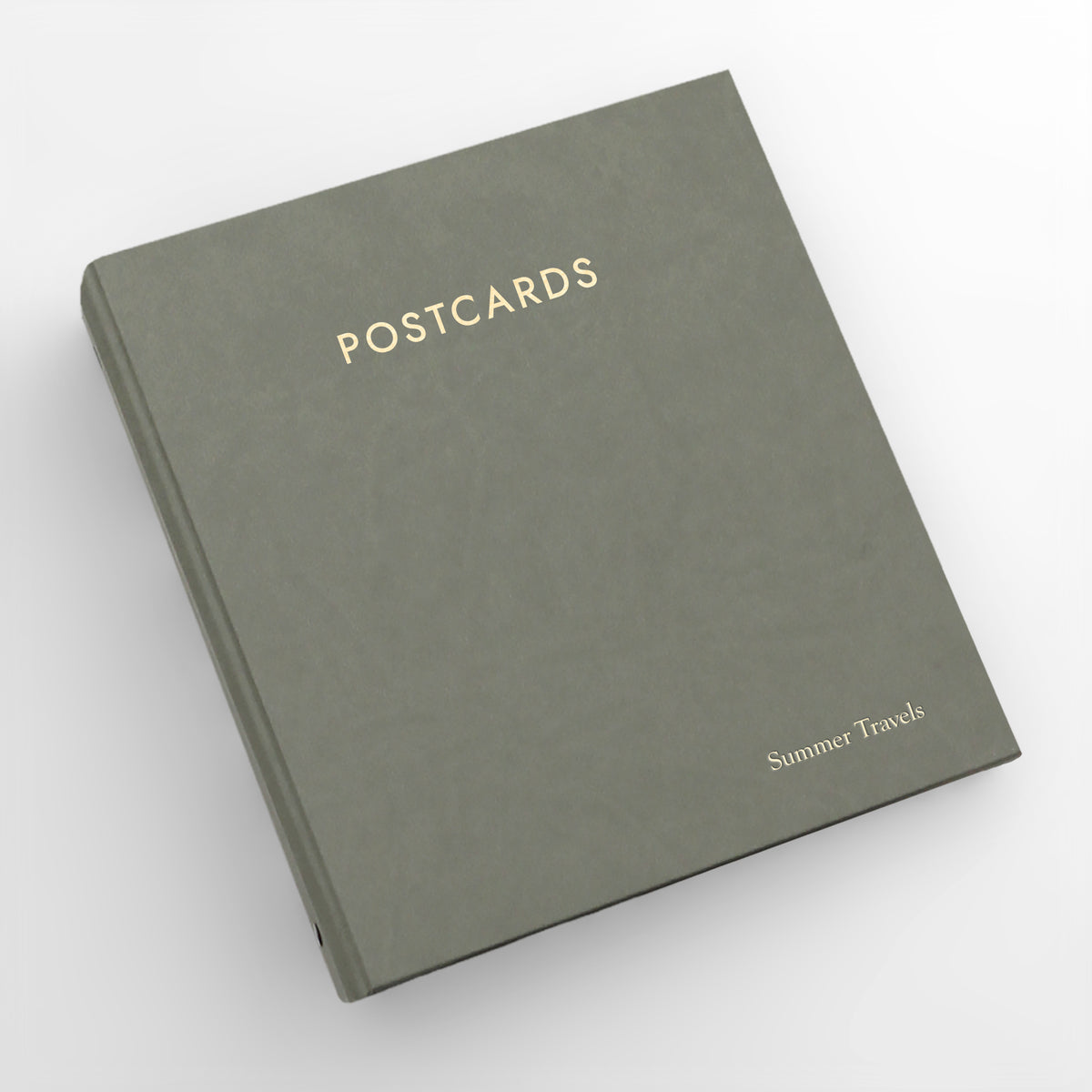 Large Postcard Album | Cover: Moss Vegan Leather | Available Personalized