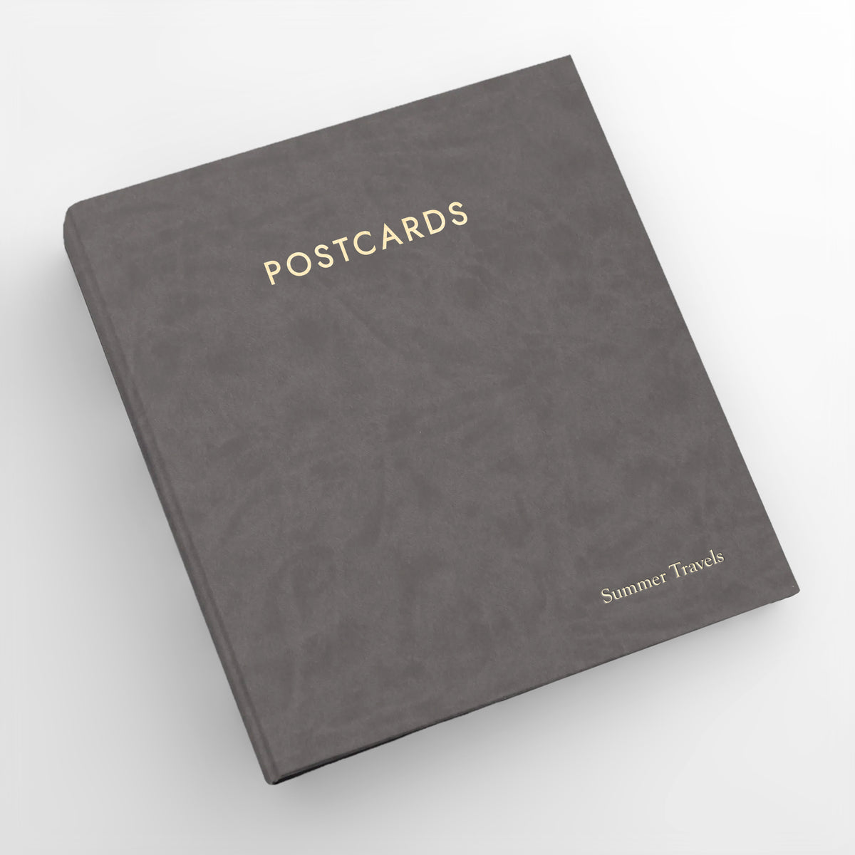 Large Postcard Album | Cover: Slate Vegan Leather | Available Personalized