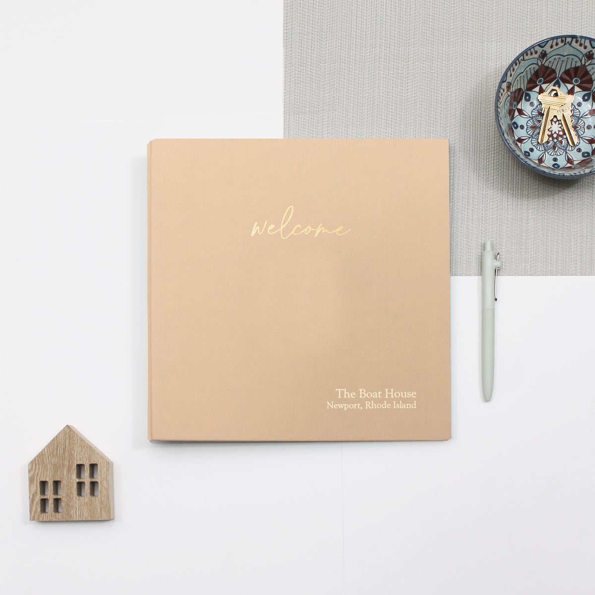 The Welcome Guestbook | Peachy Pink Cotton