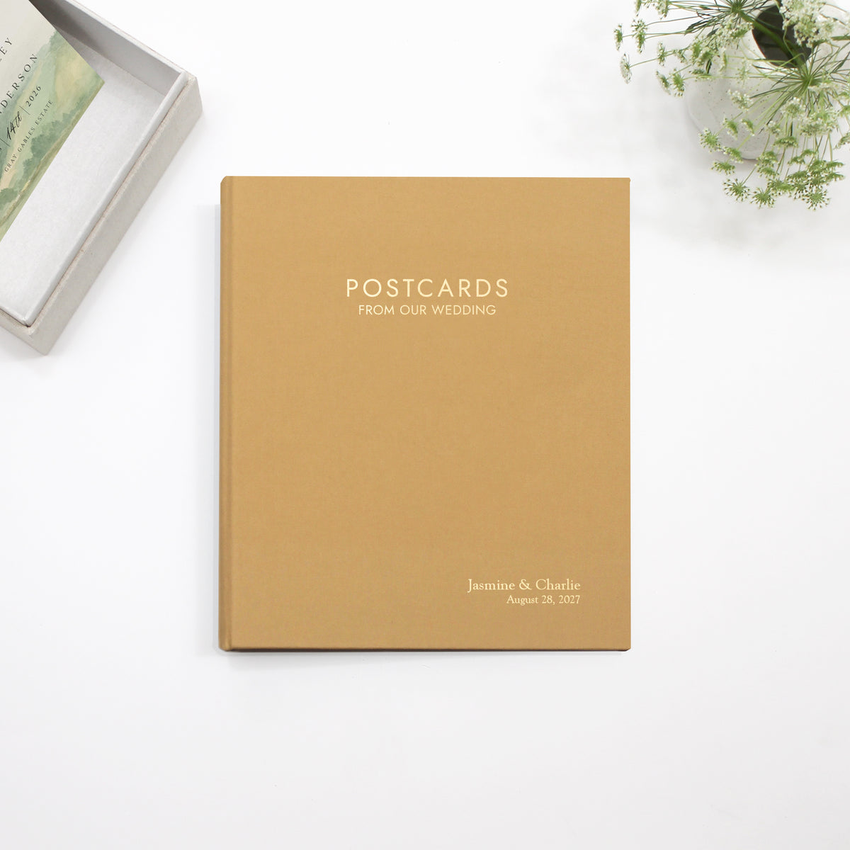 The Postcard Guestbook | Buttercup Yellow Cotton