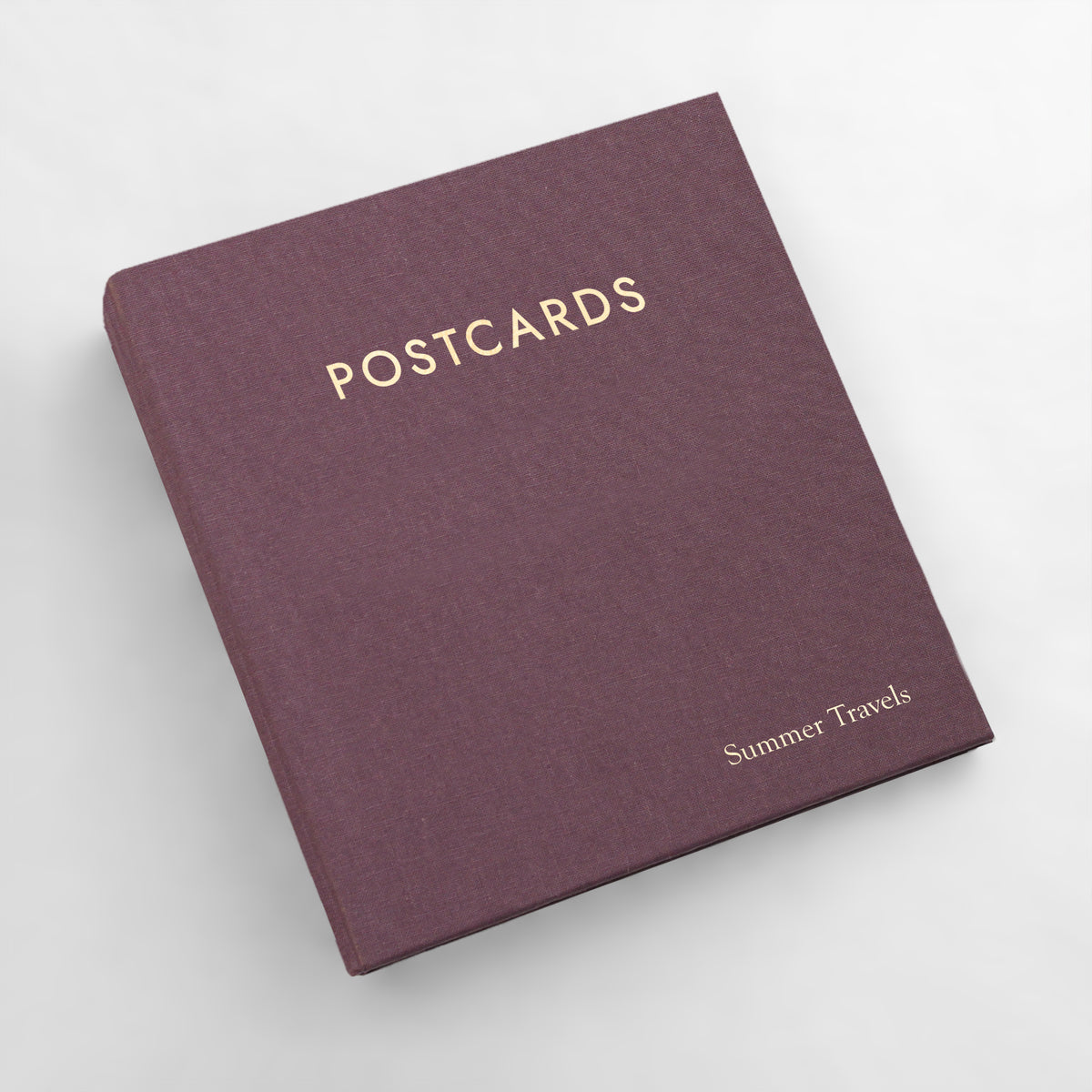 The Medium Postcard Album | Purple Linen